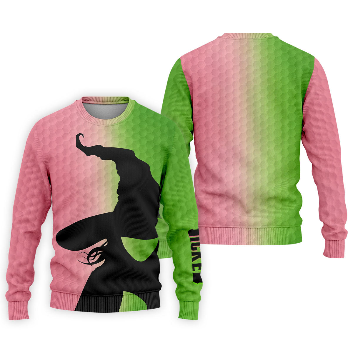 Halloween Witch Hat Golf Polo Shirt, Men's Golf Shirt, Golf Polo Shirts For Men