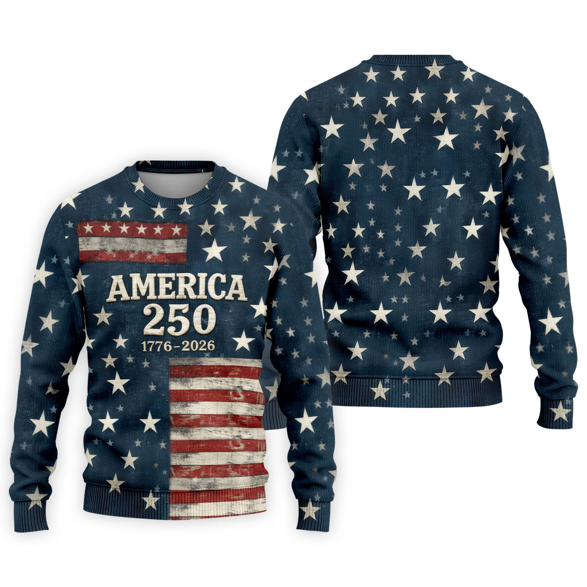 America 250 Distressed Flag 4th Of July Golf Shirt, Stars And Stripes Vintage Patriot Golf Shirts For Men