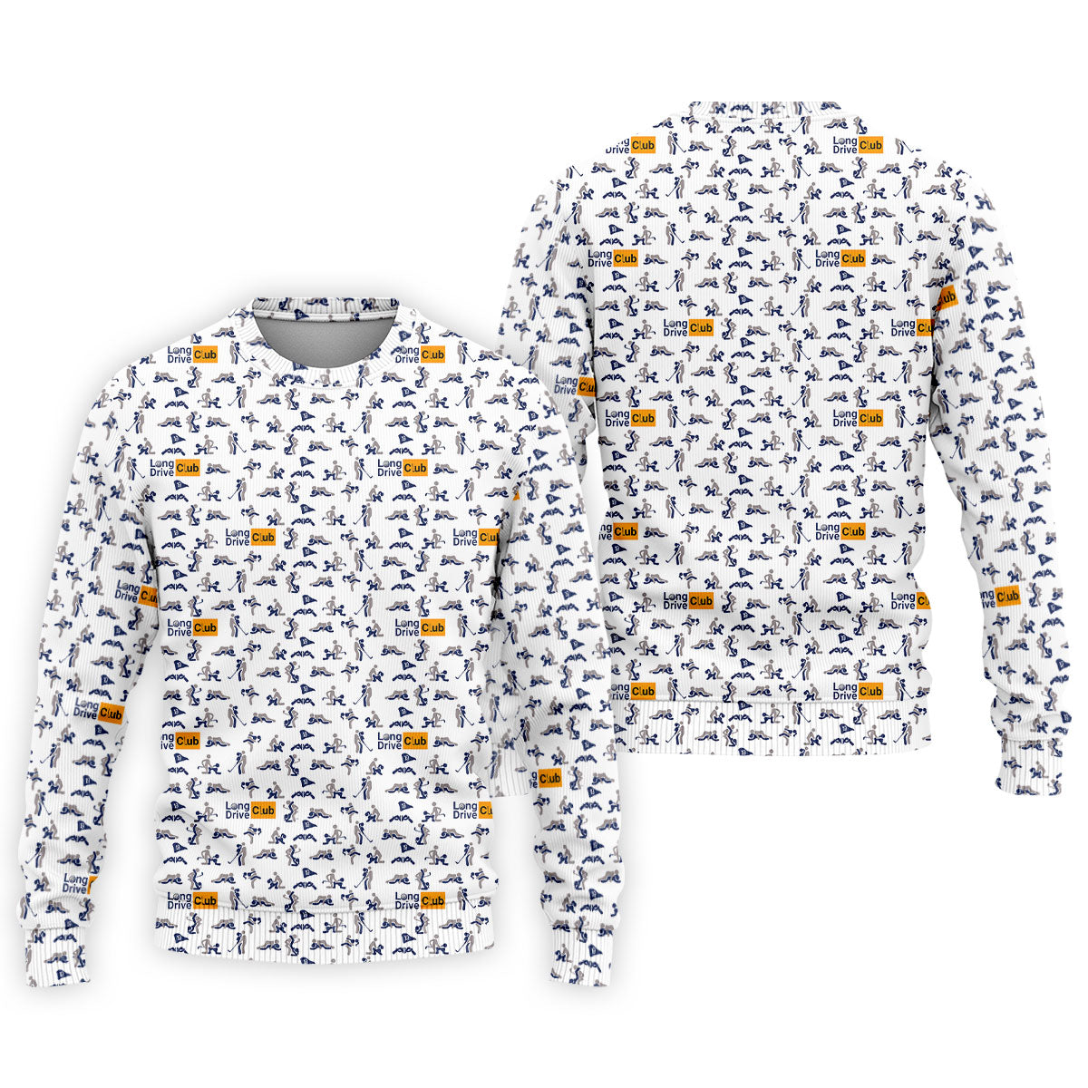 Funny Long Drive Club Adult Golf Polo Shirt, Men's Golf Shirt, Mens Golf Apparel