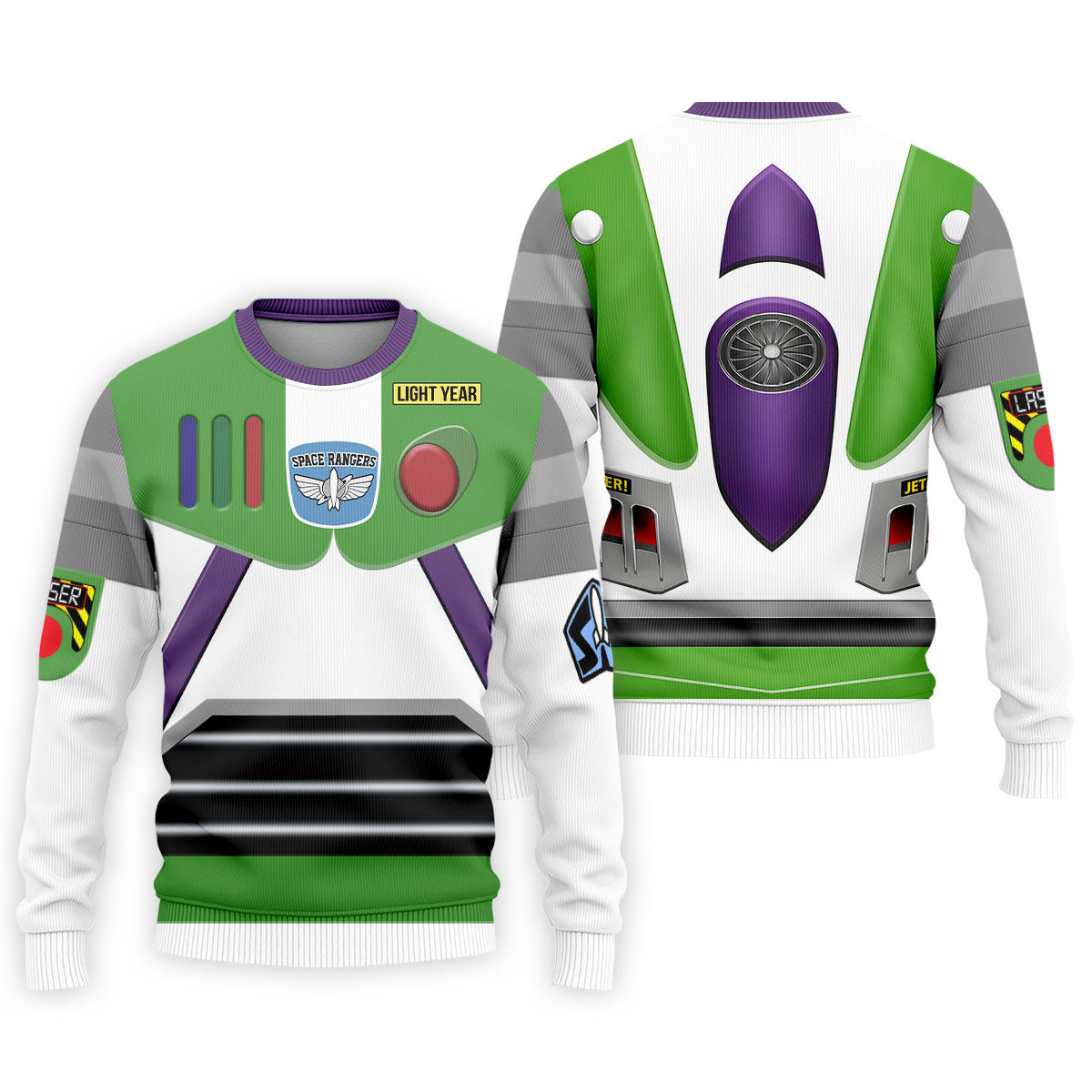 Sci Fi Space Ranger Costume Hawaiian Golf Shirt, Mens Golf Polo, Printed Golf Shirts