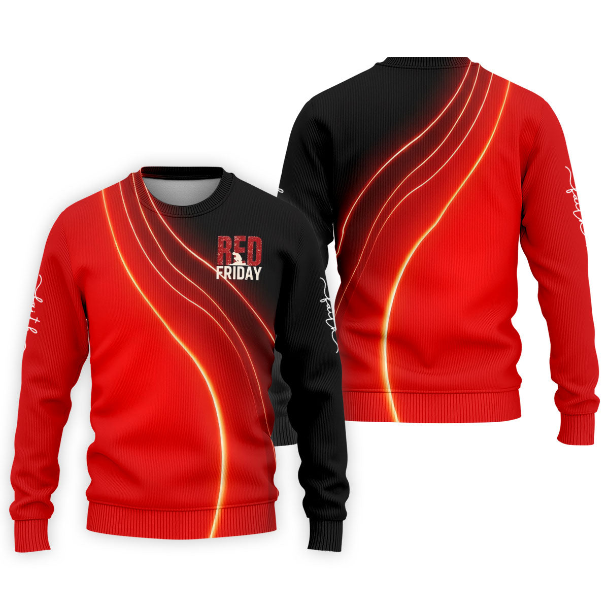 Red Friday Red Black Gradient Faith 4th Of July Golf Shirt, 250 Years Polo Shirts For Men