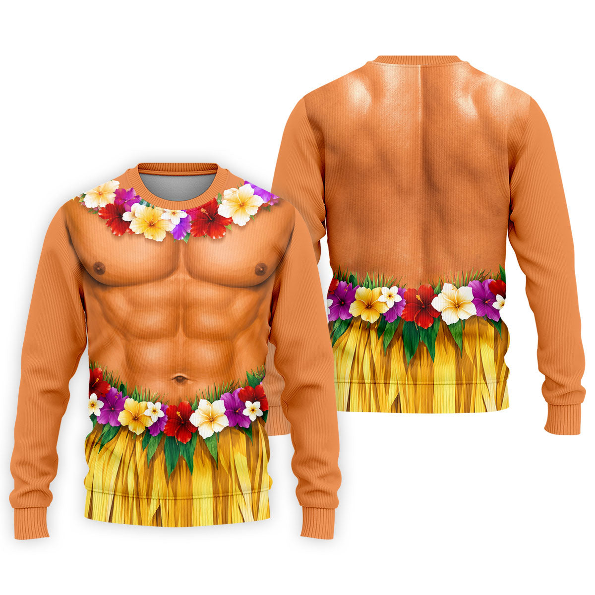 Funny Beach Body Golf Shirt, Hawaiian Luau Men's Golf Polo, Polo Shirts For Men