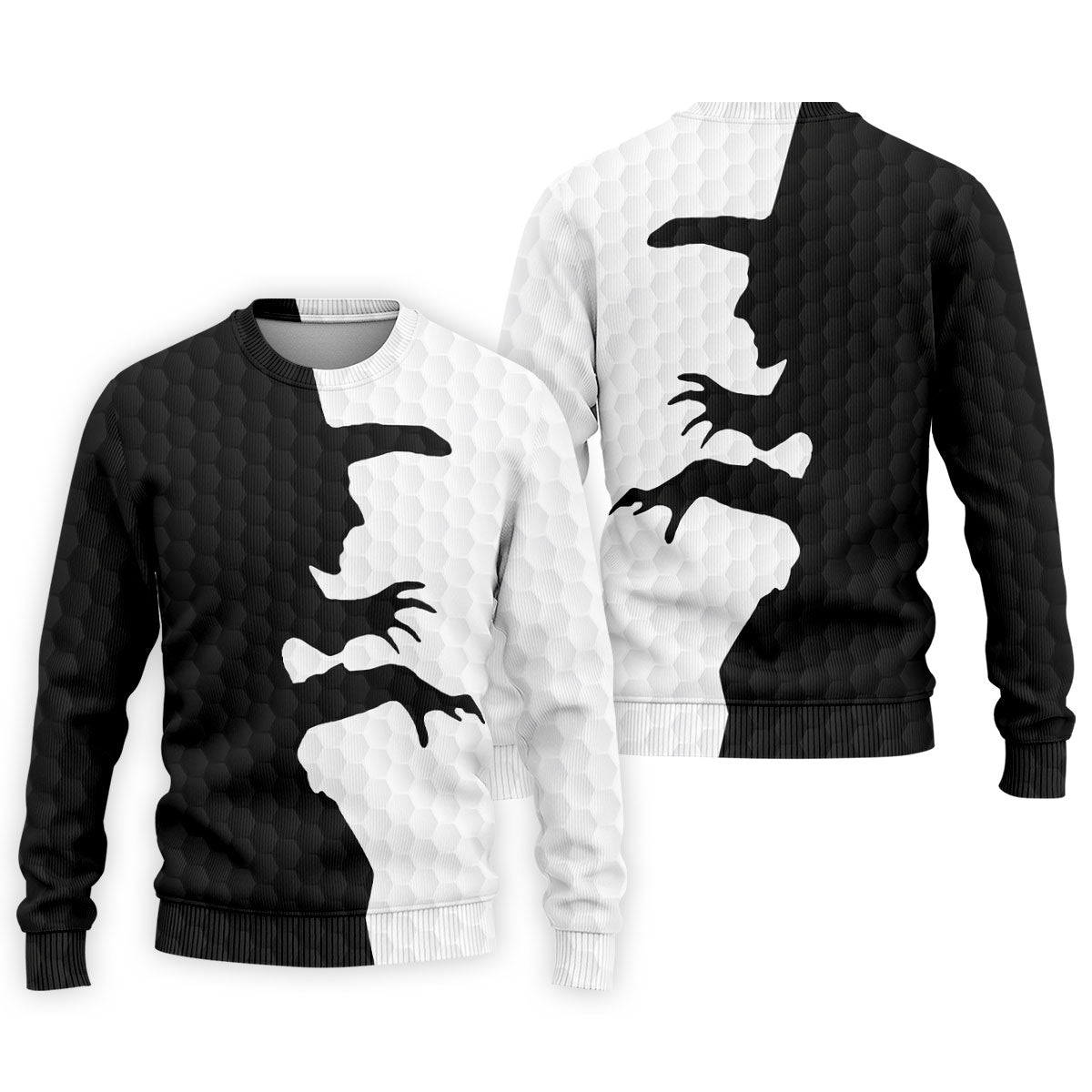 Witch Silhouette Halloween Golf Polo Shirt, Men's Golf Shirt, Hawaiian Golf Shirt