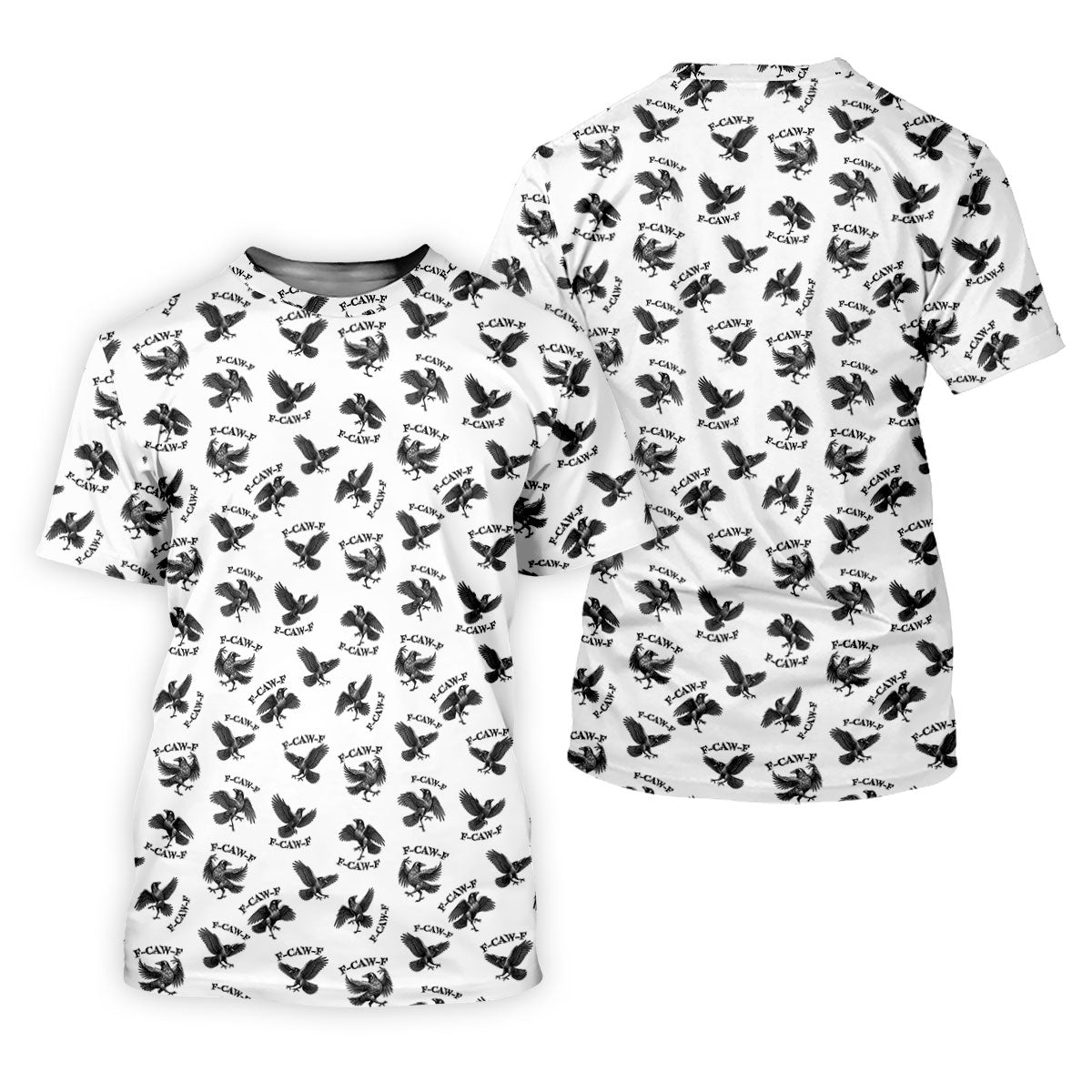 F-Caw-F Raven Halloween Golf Polo Shirt, Women's Halloween Shirt, Golf Apparel For Women