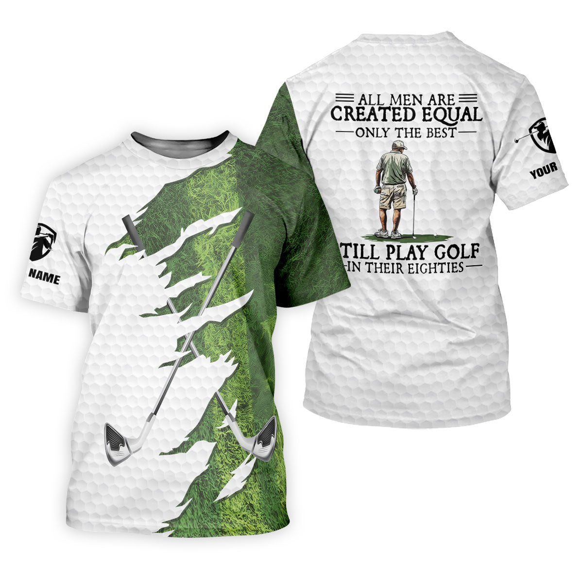Personalized Ripped Fairway Golf Shirt, Women's Golf Tops, Golf Shirts For Women