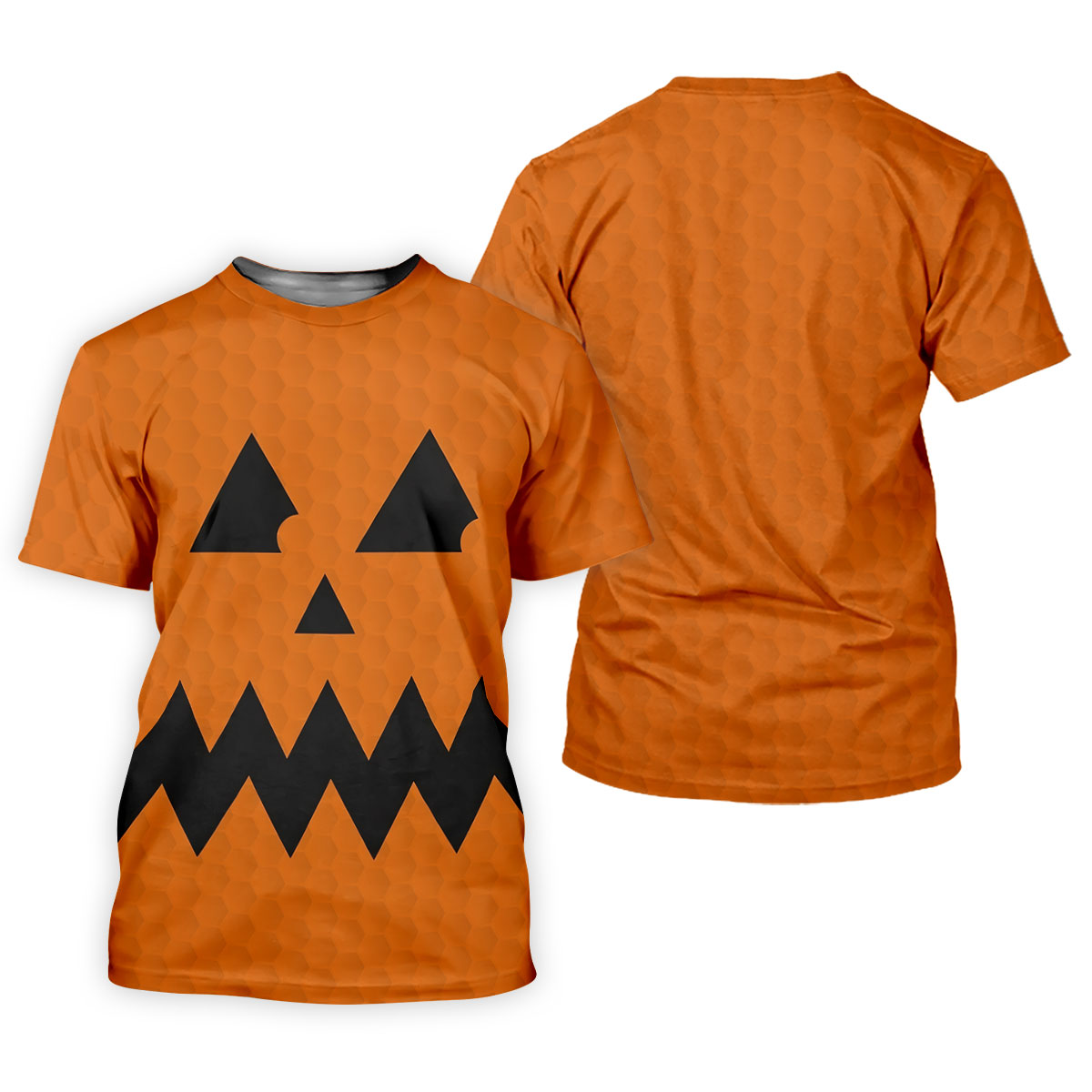 Halloween Jack O Lantern Golf Shirt, Men's Golf Shirt, Hawaiian Golf Shirt