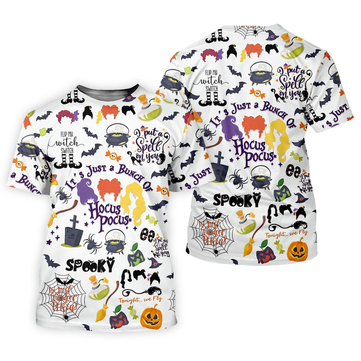 Halloween Witch Pattern Golf Polo Shirt, Mens Golf Shirts, Golf Apparel For Men