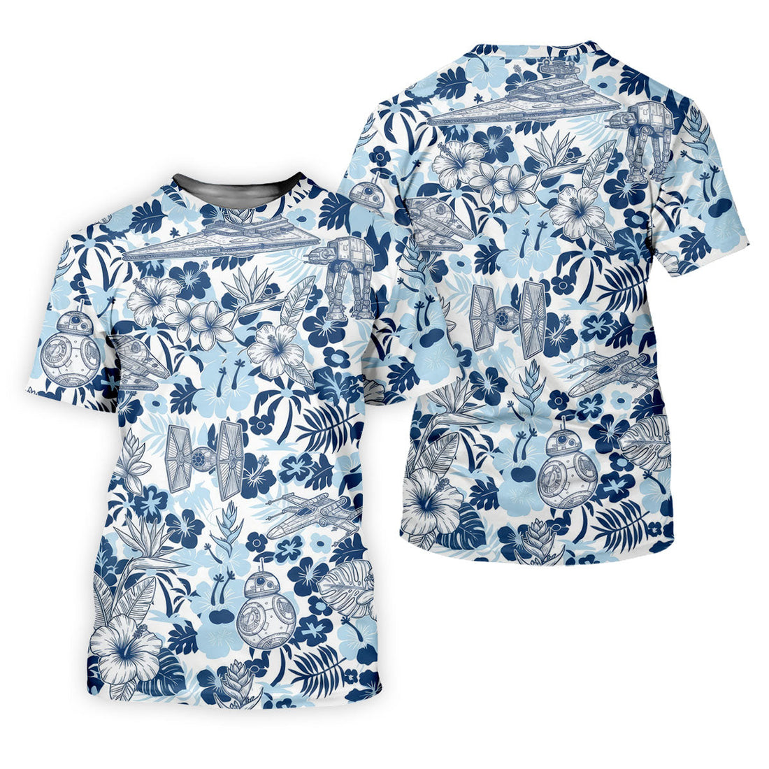 Retro Spacecraft Hawaiian Golf Polo Shirt, Women's Golf Tops, Golf Shirts For Women