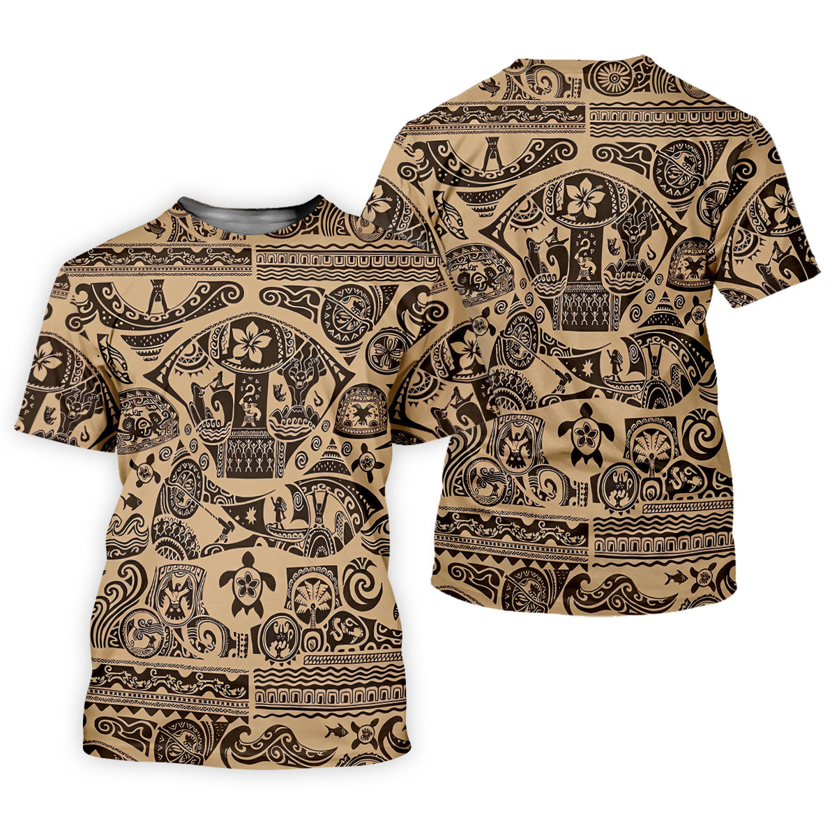 Polynesian Tribal Hawaiian Golf Shirt, Golf Shirts For Men, Mens Golf Apparel