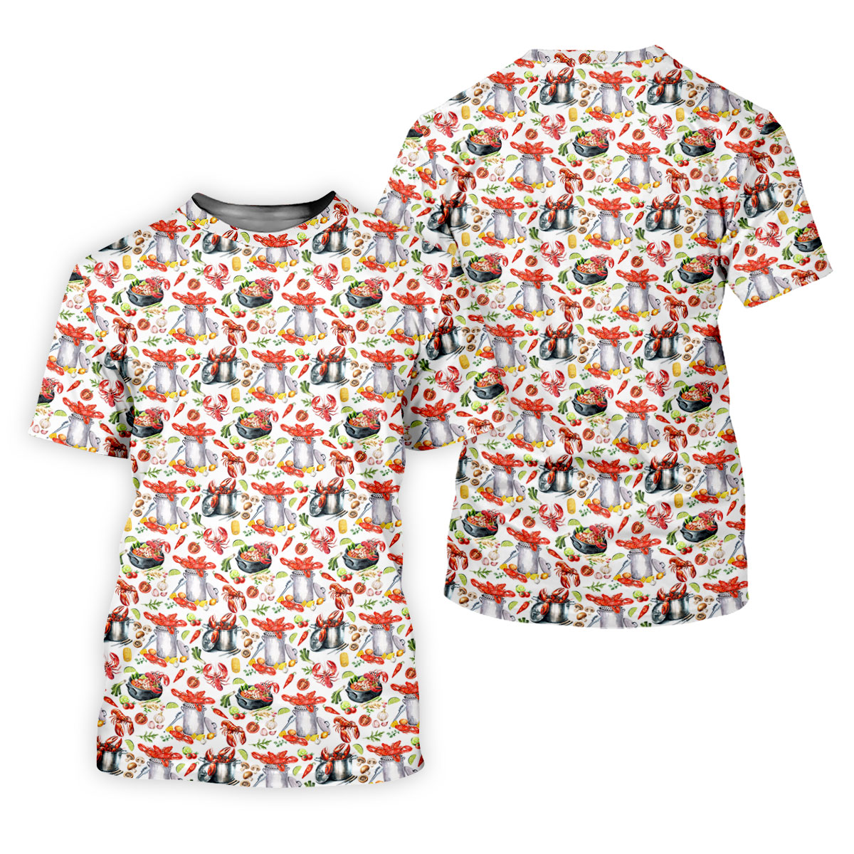 Crawfish Boil Pot Hawaiian Golf Shirt, Louisiana Crawfish Season Golf Shirts For Men