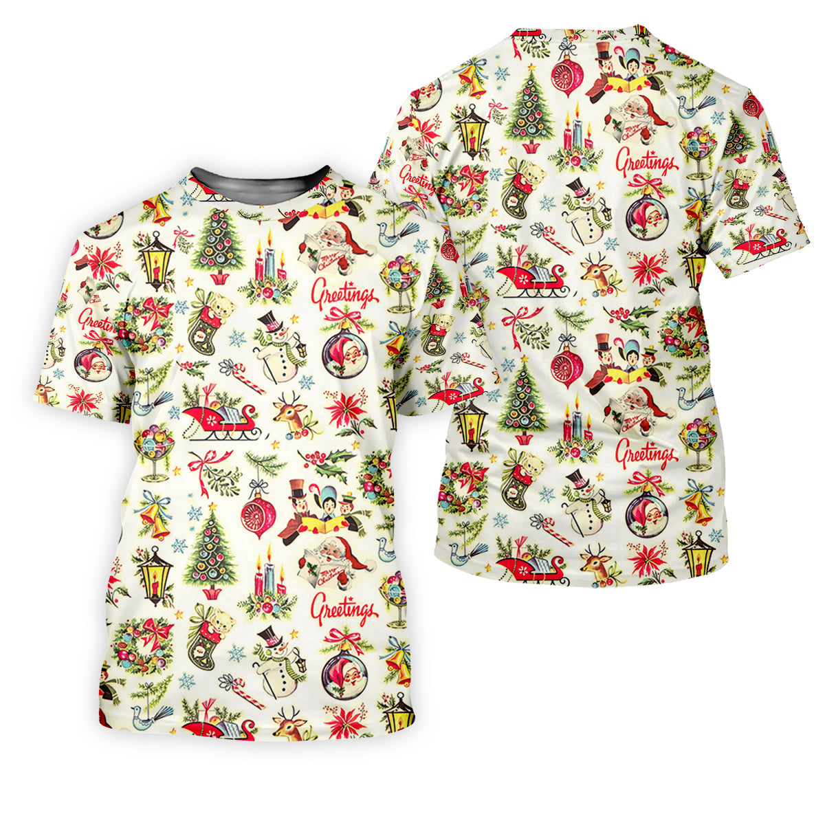 Vintage Christmas Men Golf Tops, Men's Christmas Golf Shirt, Men Golf Apparel, Men Polo Shirt