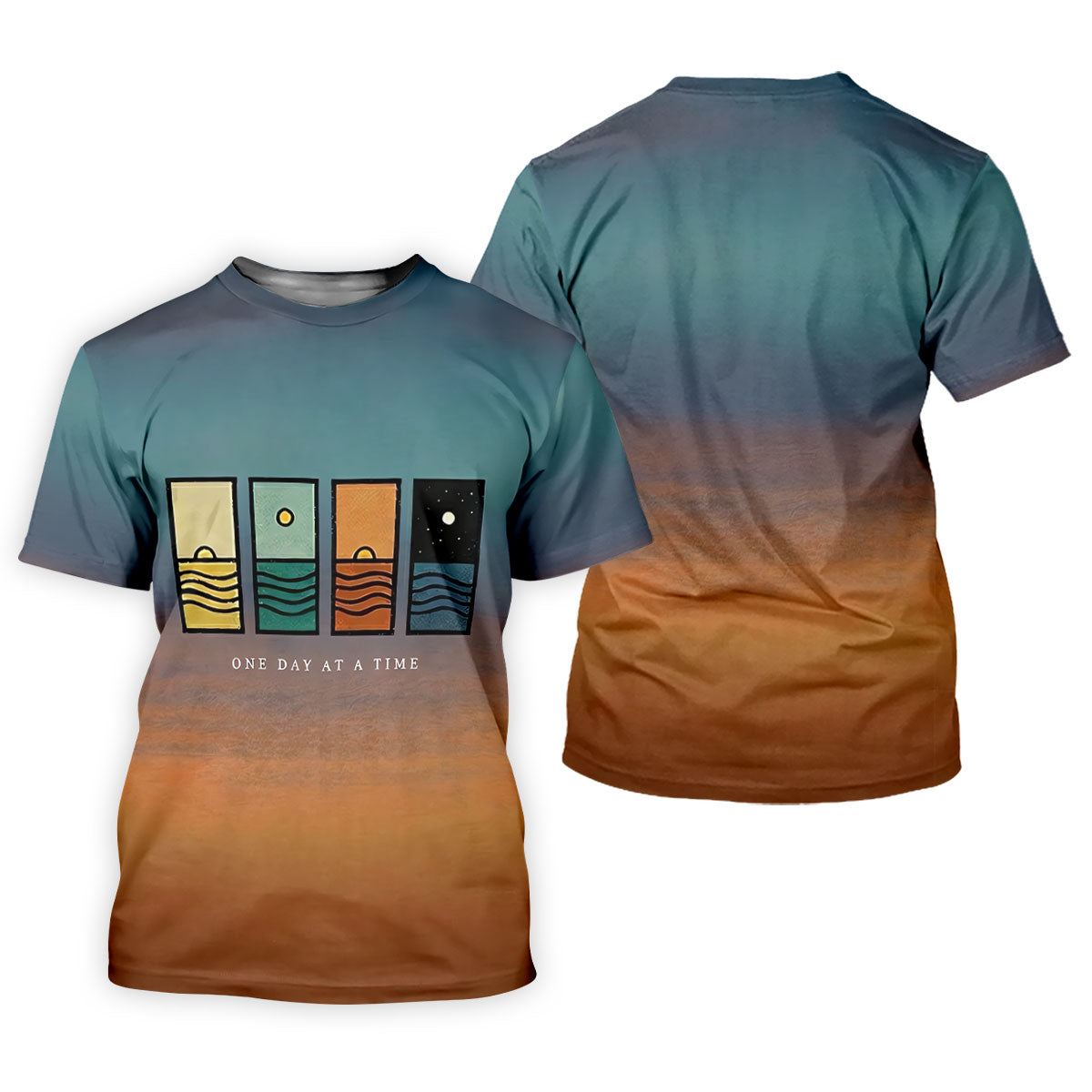 One Day At A Time Suicide Prevention Abstract Mens Golf Polo, Golf Polo Shirts For Men