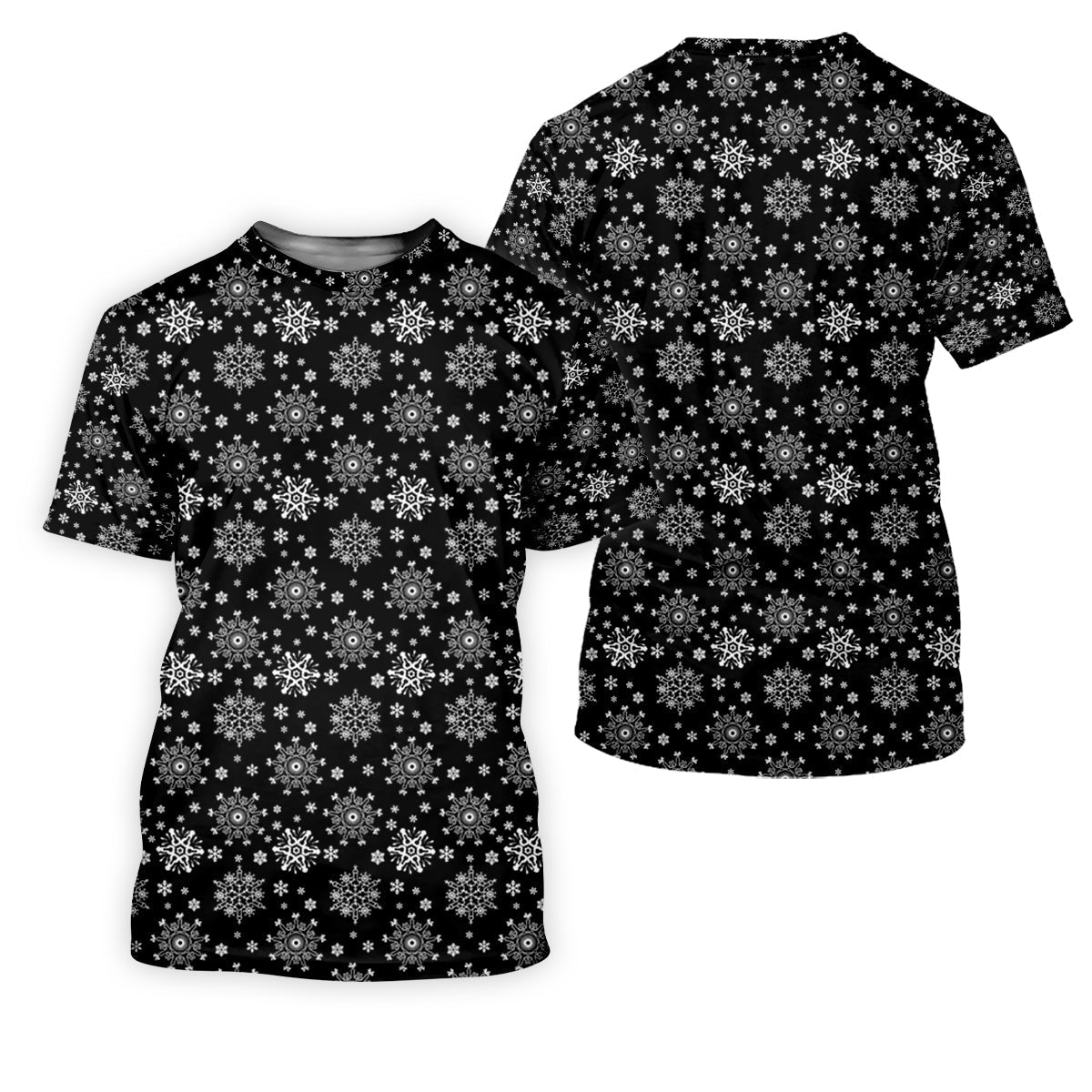 Dirty Funny Adult Humor Snowflakes Black Golf Shirt, Fun Men's Golf Polos, Christmas Golf Shirt, Polo Shirts For Men