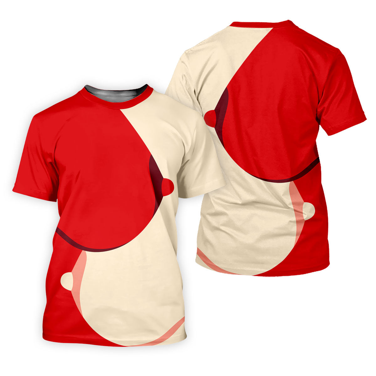Santa Claus Belly Christmas Design Golf Shirt, Women's Golf Shirt, Hawaiian Golf Shirt, Golf Polo For Women