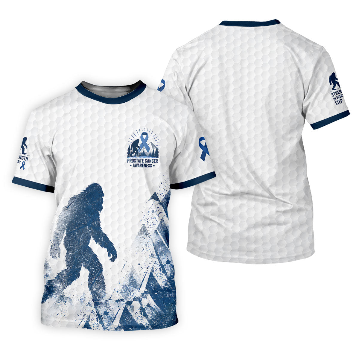 Bigfoot Prostate Cancer Awareness Polo Shirt, Ladies Golf Shirt, Womens Golf Tops