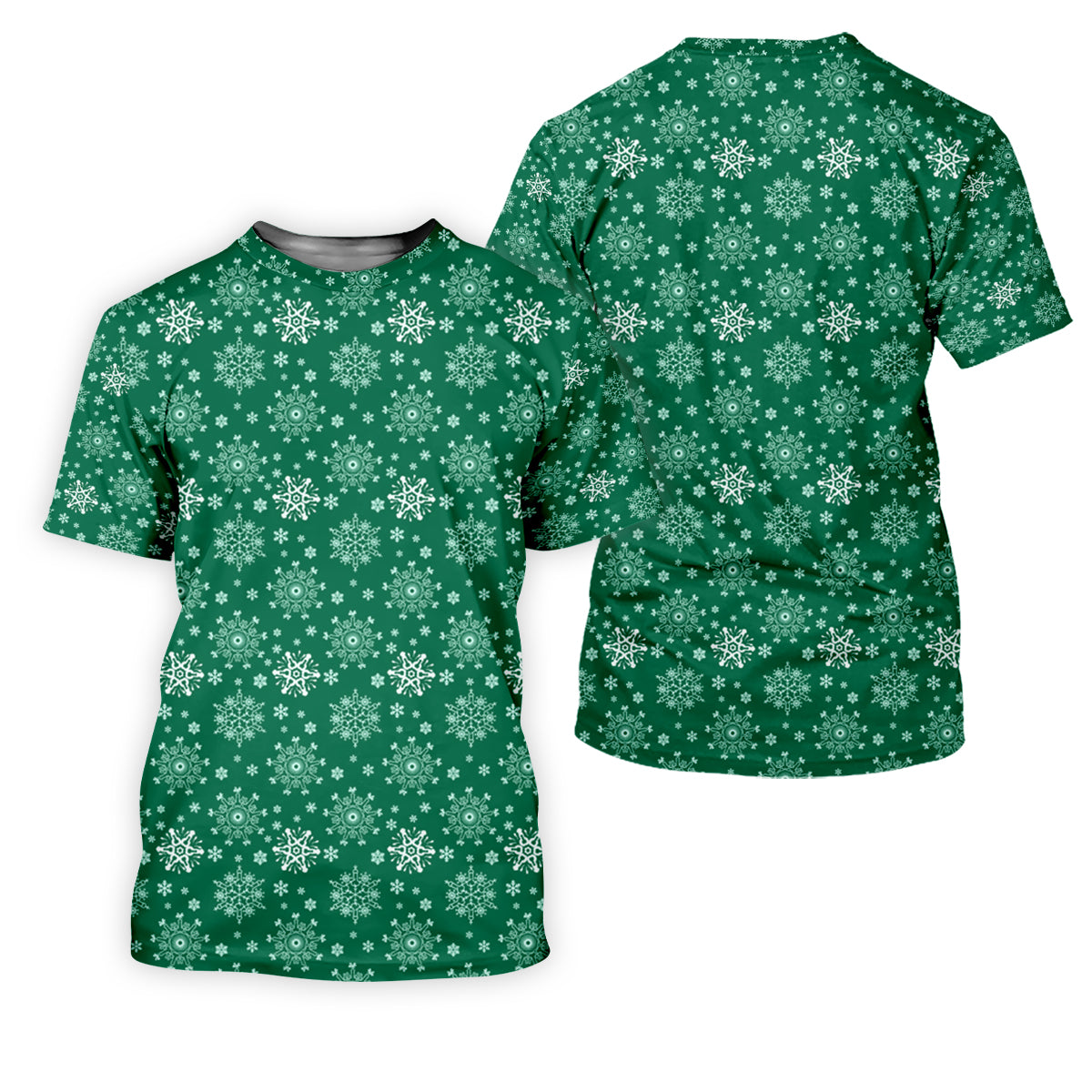 Dirty Funny Adult Humor Snowflakes Green Golf Shirt, Fun Men's Golf Polos, Christmas Golf Shirt, Polo Shirts For Men