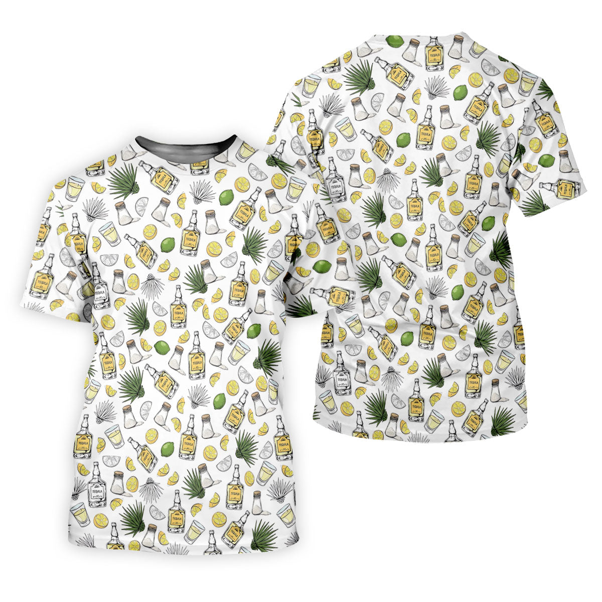 Tequila Lime Salt Cinco De Mayo Celebration Ladies Golf Tops, Drinking Party Golf Shirt For Women