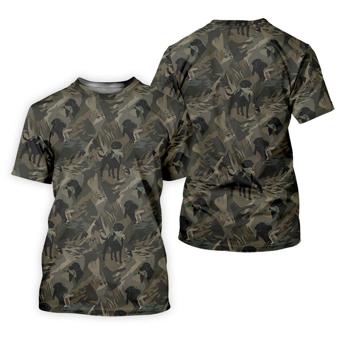 Duck Hunting Labrador Hawaiian Golf Shirt, Golf Shirts For Men, Mens Golf Apparel