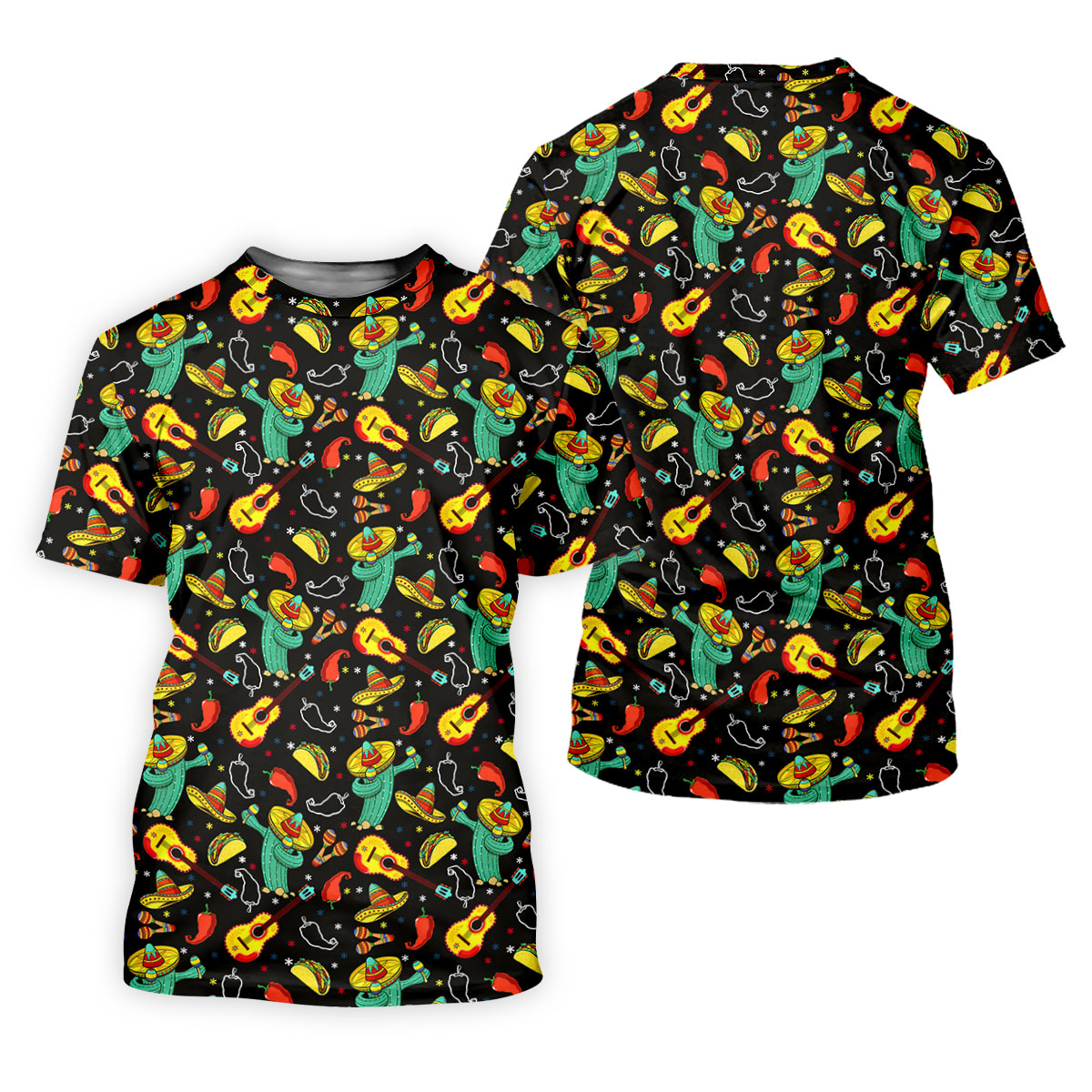 Funny Cactus Mexican Culture Traditions Ladies Golf Tops, Cinco De Mayo Celebration Golf Shirt For Women