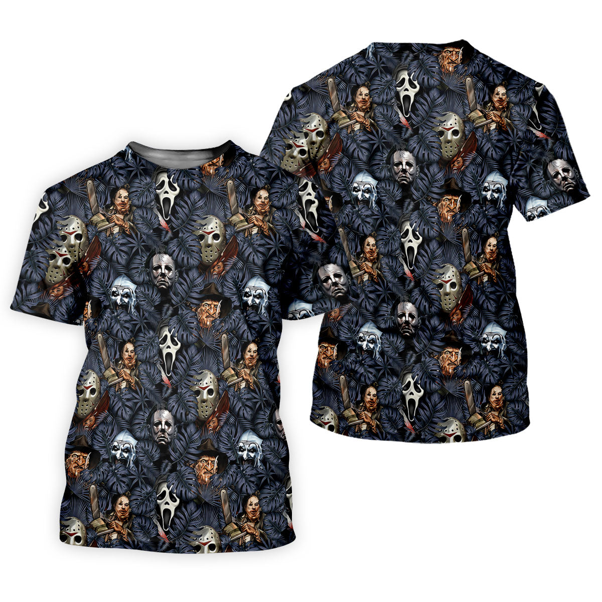 Tropical Horror Character Halloween Golf Shirt, Women's Golf Apparel, Golf Polo For Women