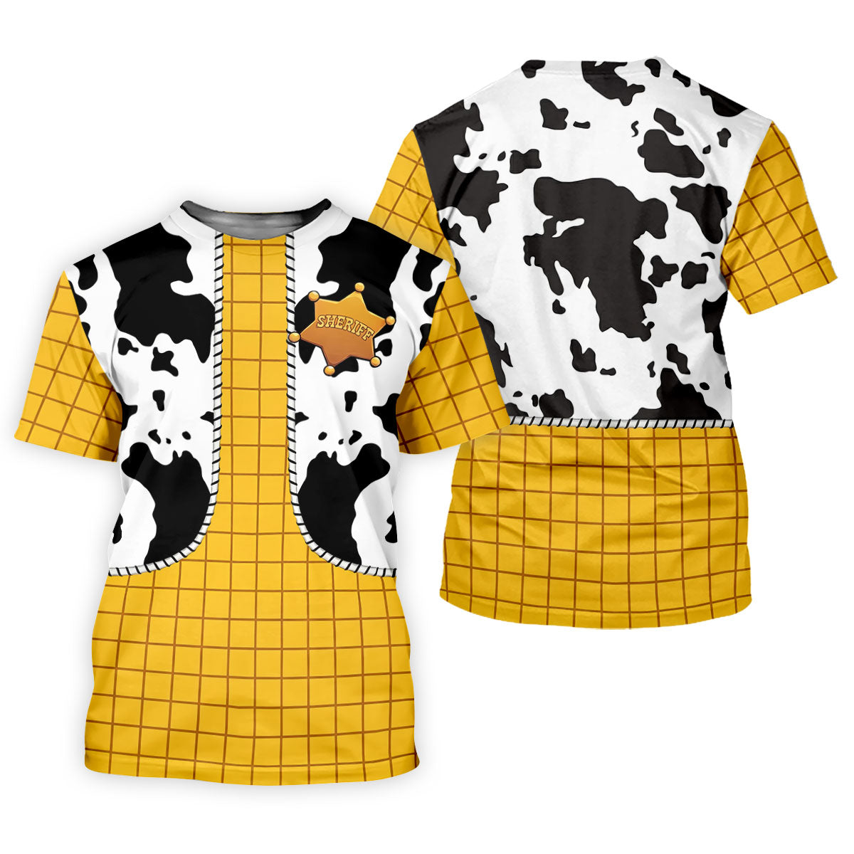 Cowboy Toy Hawaiian Golf Shirt, Cartoon Style Men's Golf Shirt, Polo Shirts For Men