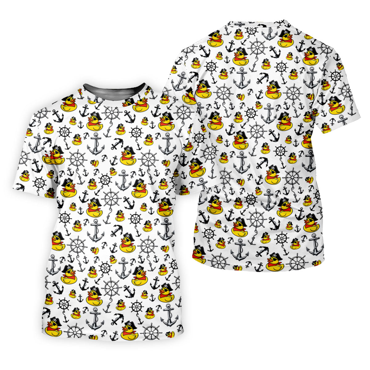 Pirate Rubber Ducks Funny Golf Shirt, Cute Golf Outfit, Ladies Golf Shirts, Golf Shirt For Women