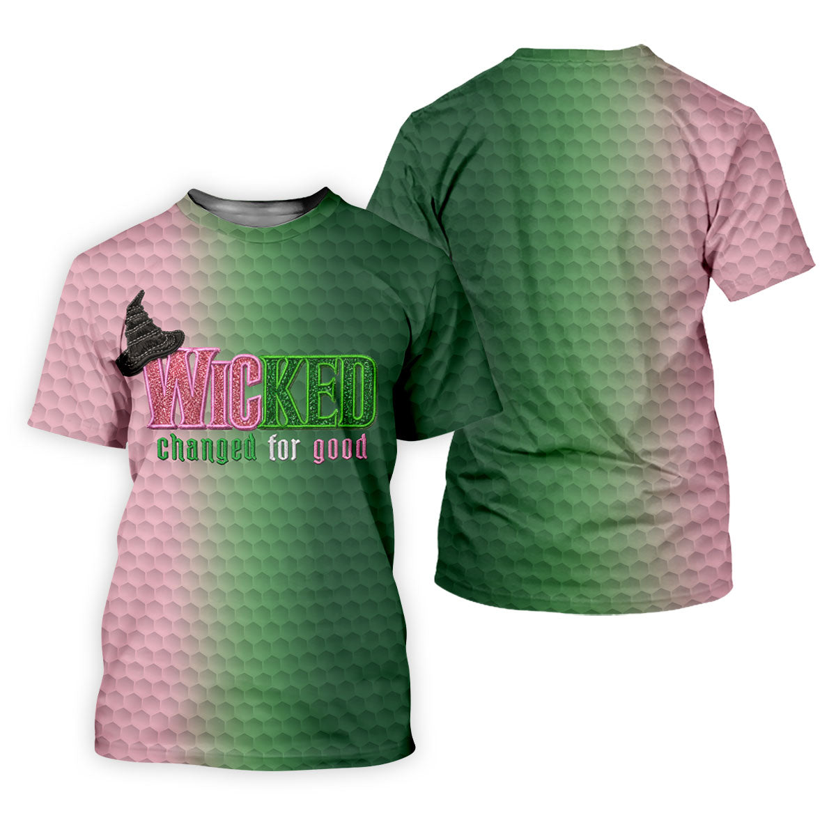 Wicked Changed For Good Halloween Shirt, Golf Polo For Women, Printed Golf Shirt
