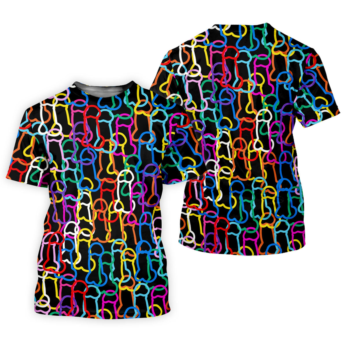 Adult Humor LGBT Rainbow Color Fun Women's Golf Shirts, Pride Month Celebrate Golf Shirt For Women