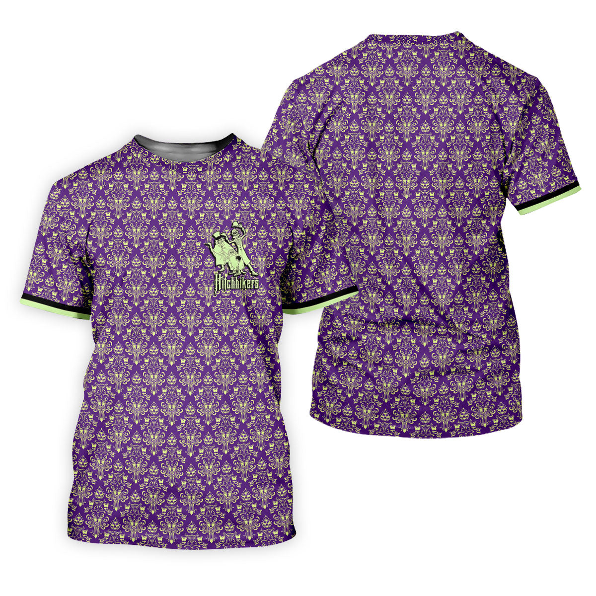 Hitchhikers Horror Character Polo Shirt, Golf Shirts For Men, Halloween Shirts For Men