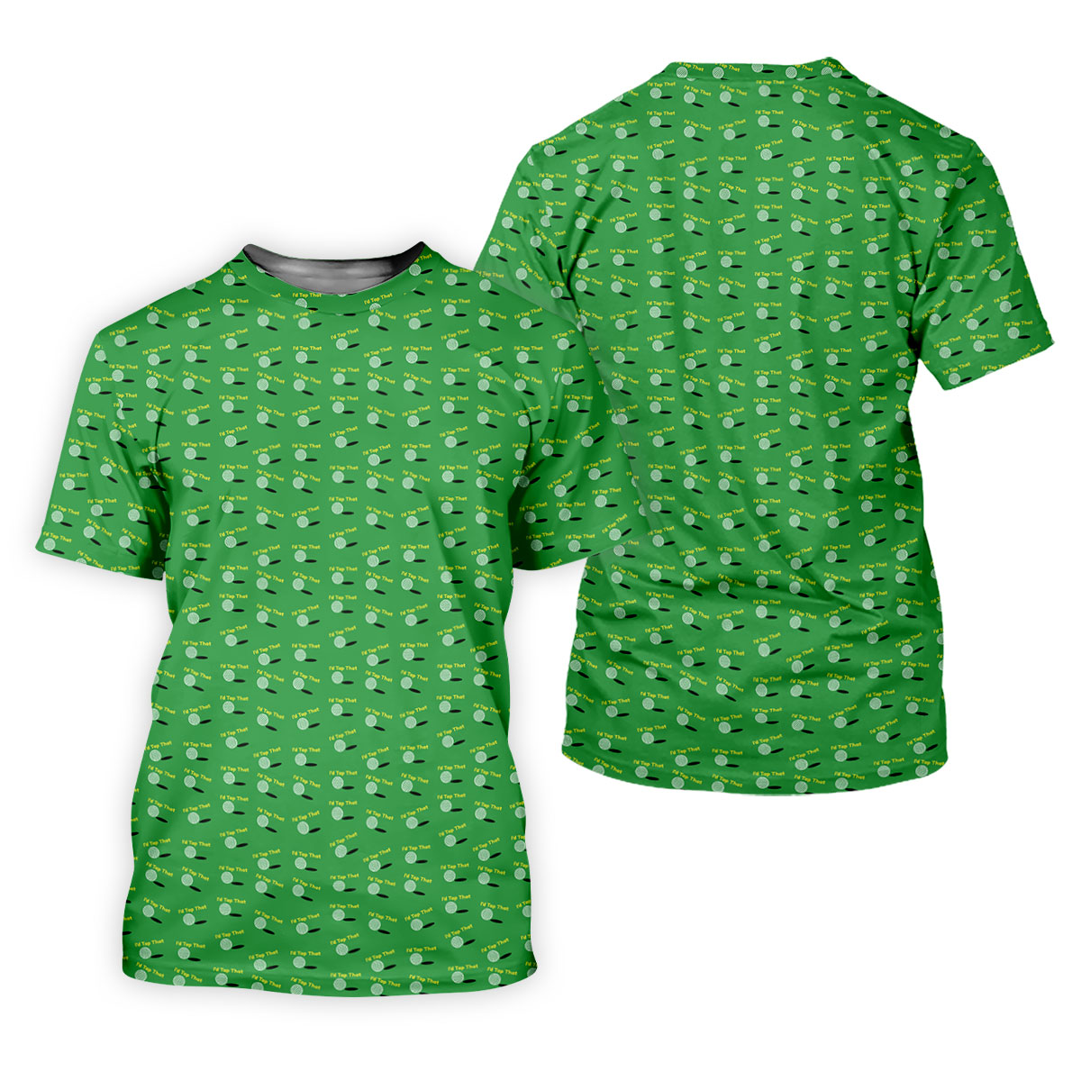 Funny Id Tap That Golf Ball Pattern Golf Shirt, Mens Golf Shirts, Golf Polo Shirts For Men