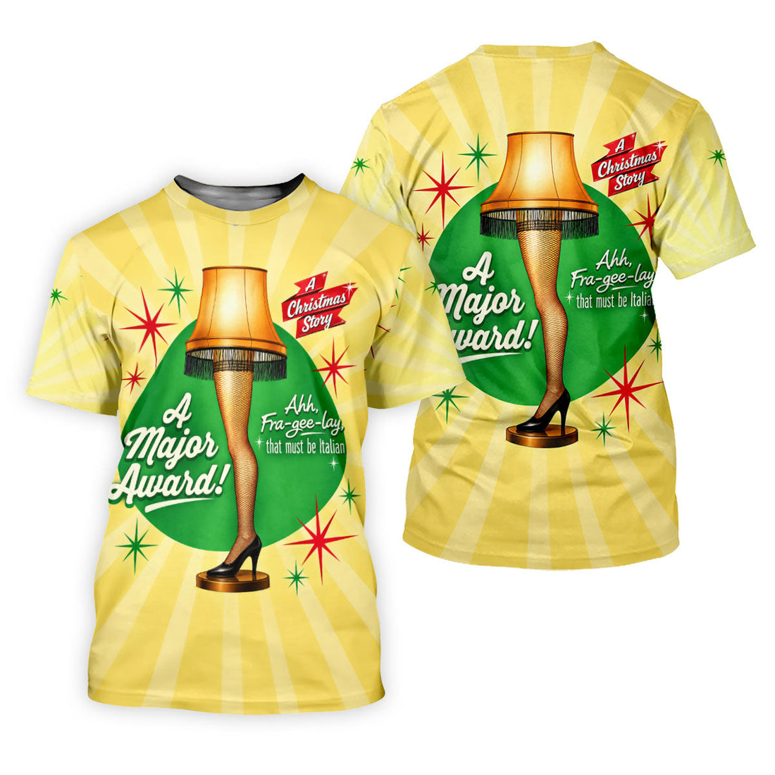Christmas Leg Lamp Quote Golf Polo Shirt, Ladies Golf Shirts, Golf Shirts For Women