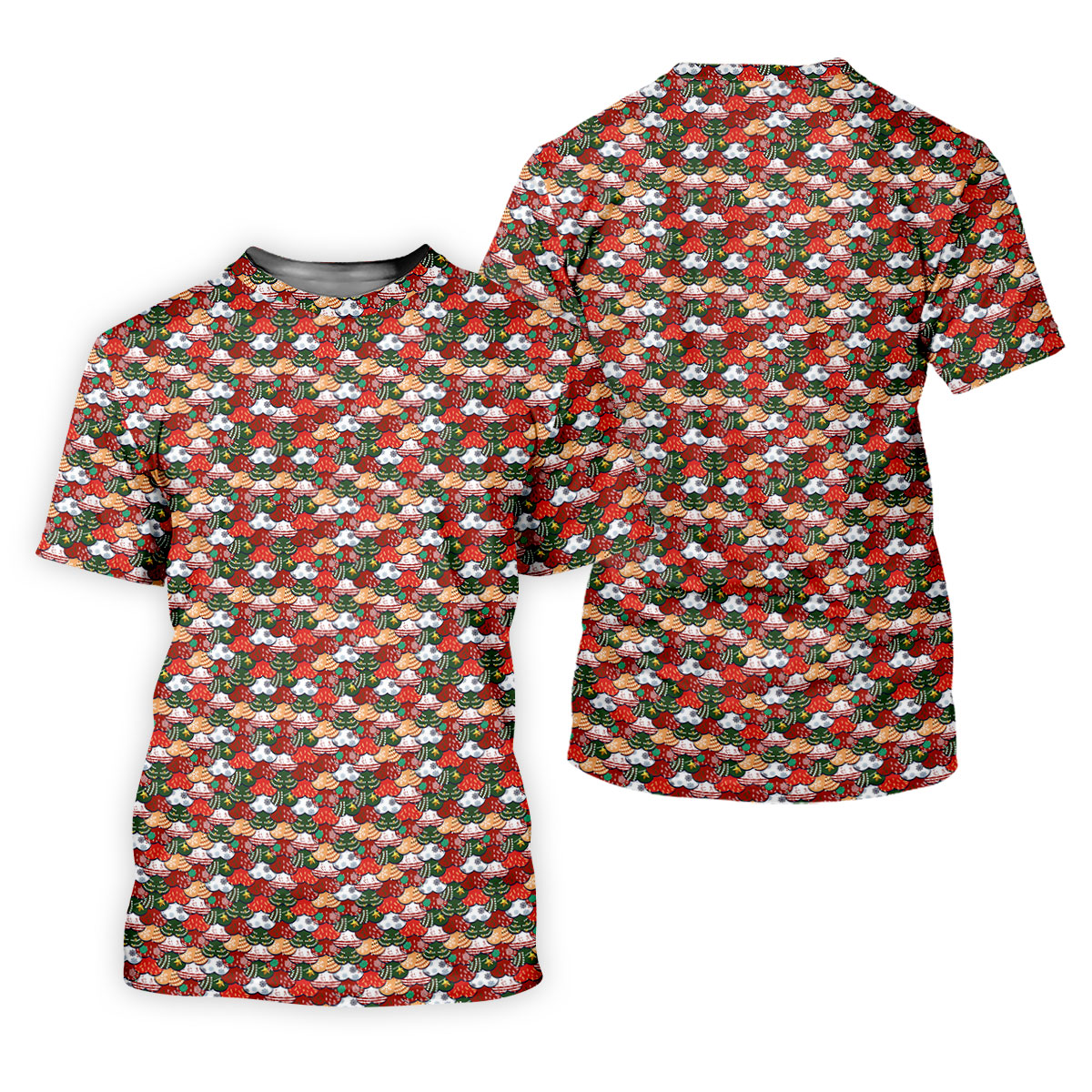 Fun Christmas Colorful Shirts For Men, Naughty Christmas Golf Shirt, Polo Shirts For Men, Golfing Apparel