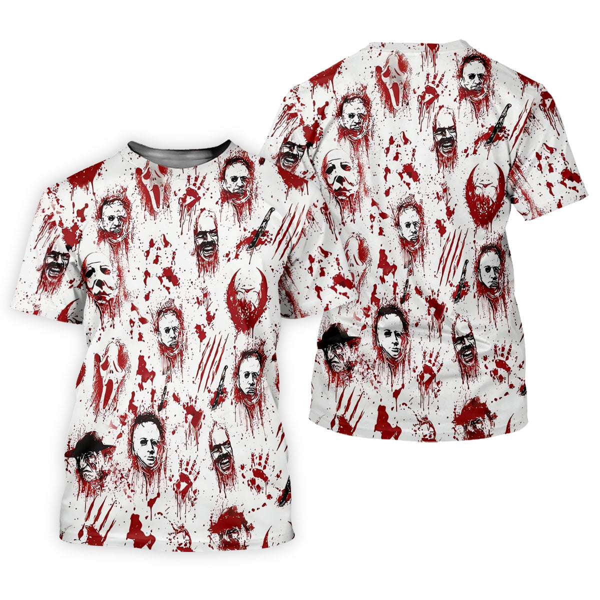 Bloody Horror Character Halloween Golf Shirt, Women's Golf Tops, Golf Shirts For Women