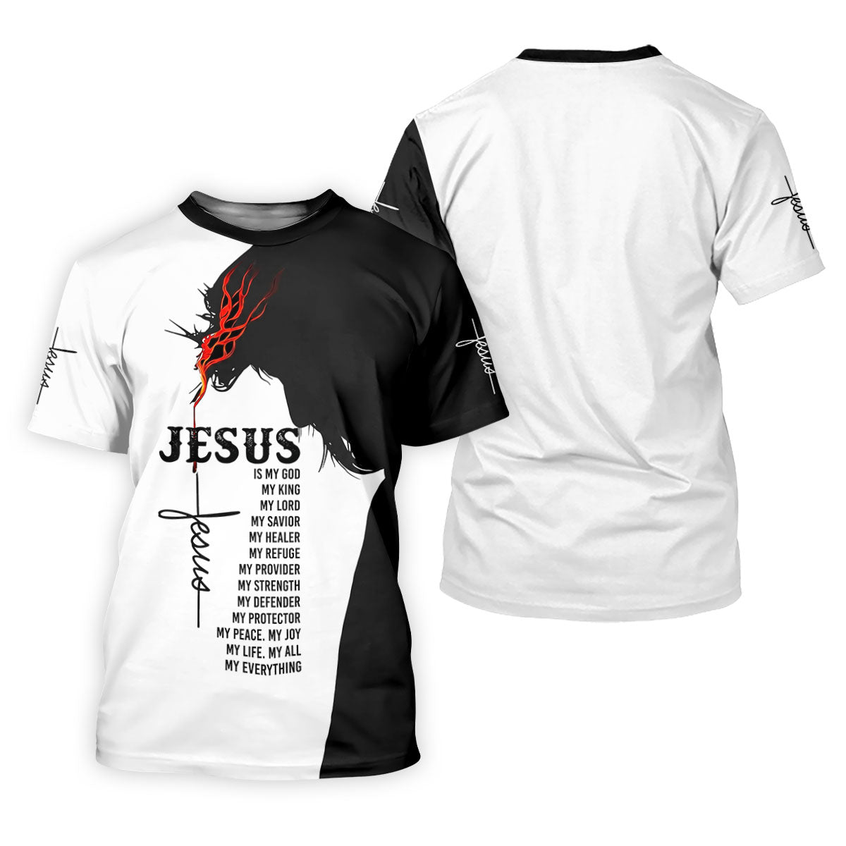 Funny Jesus Is My Everything Horse Polo Shirt, Ladies Golf Shirt, Women's Golf Polo