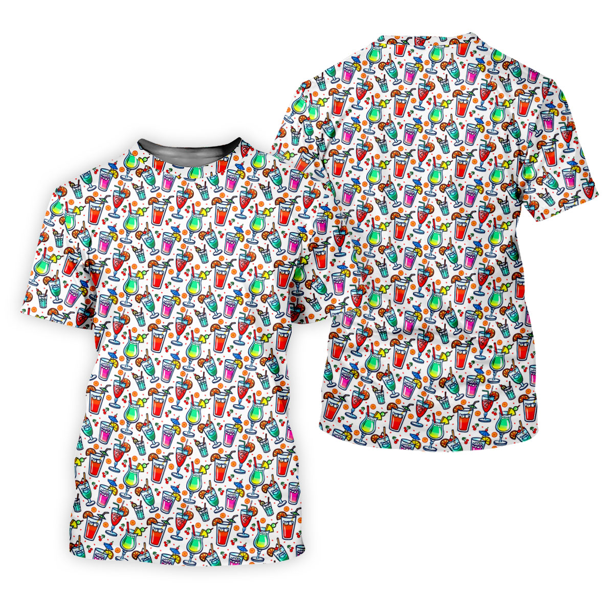 Refreshing Summer Cocktails Cinco De Mayo Celebration Fiesta Themed Golf Shirts For Men