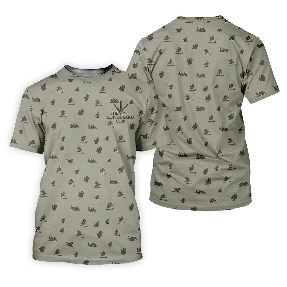 The Longbeard Club Turkey Hunting Fun Women's Golf Shirts, Ladies Golf Tops