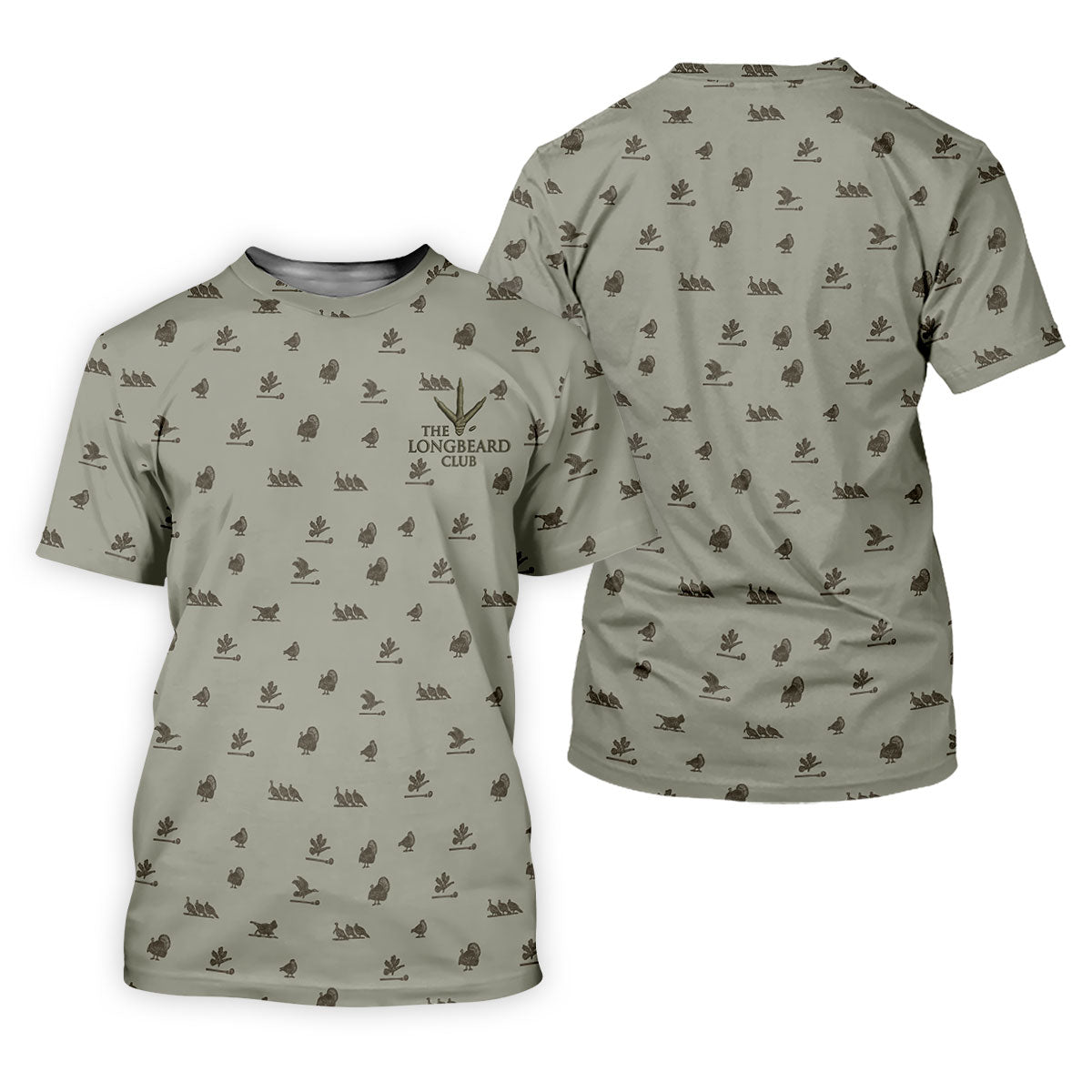 The Longbeard Club Turkey Hunting Fun Women's Golf Shirts, Ladies Golf Tops