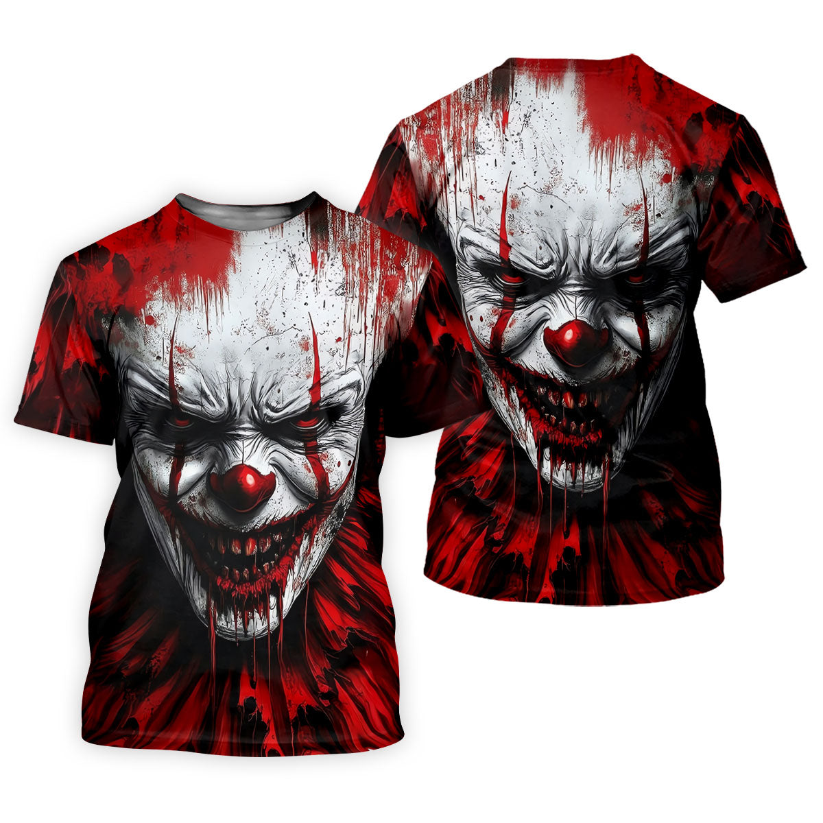 Scary Evil Clown Halloween Golf Polo Shirt, Ladies Golf Tops, Golf Shirts For Women