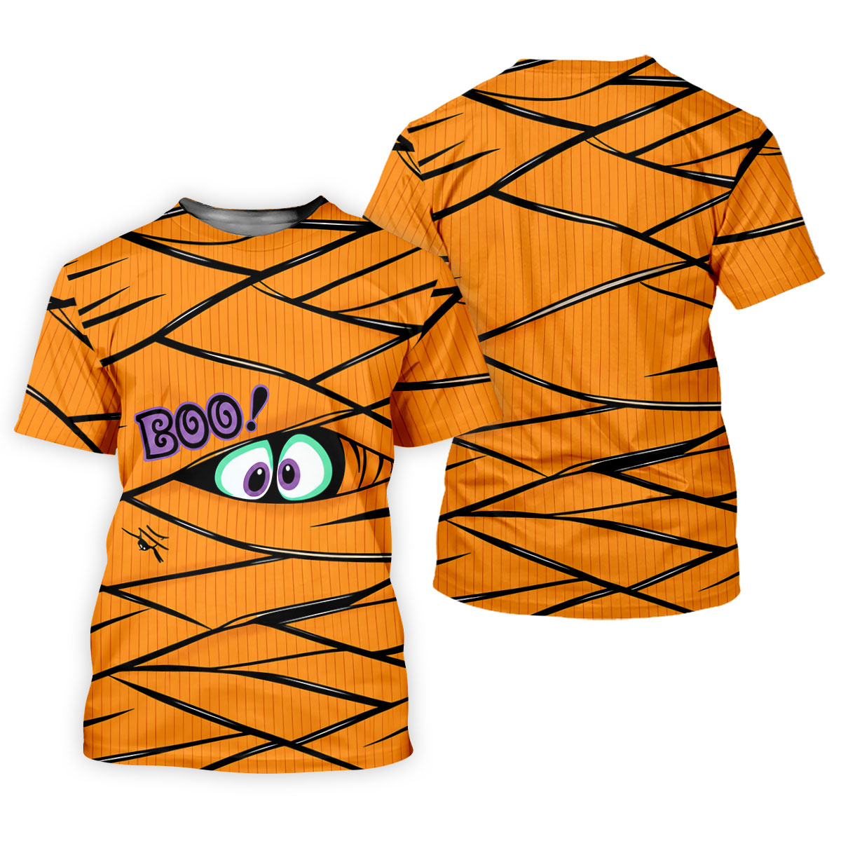 Boo Mummy Halloween Horror Character Polo Shirt, Polo Shirts For Men, Printed Golf Shirts
