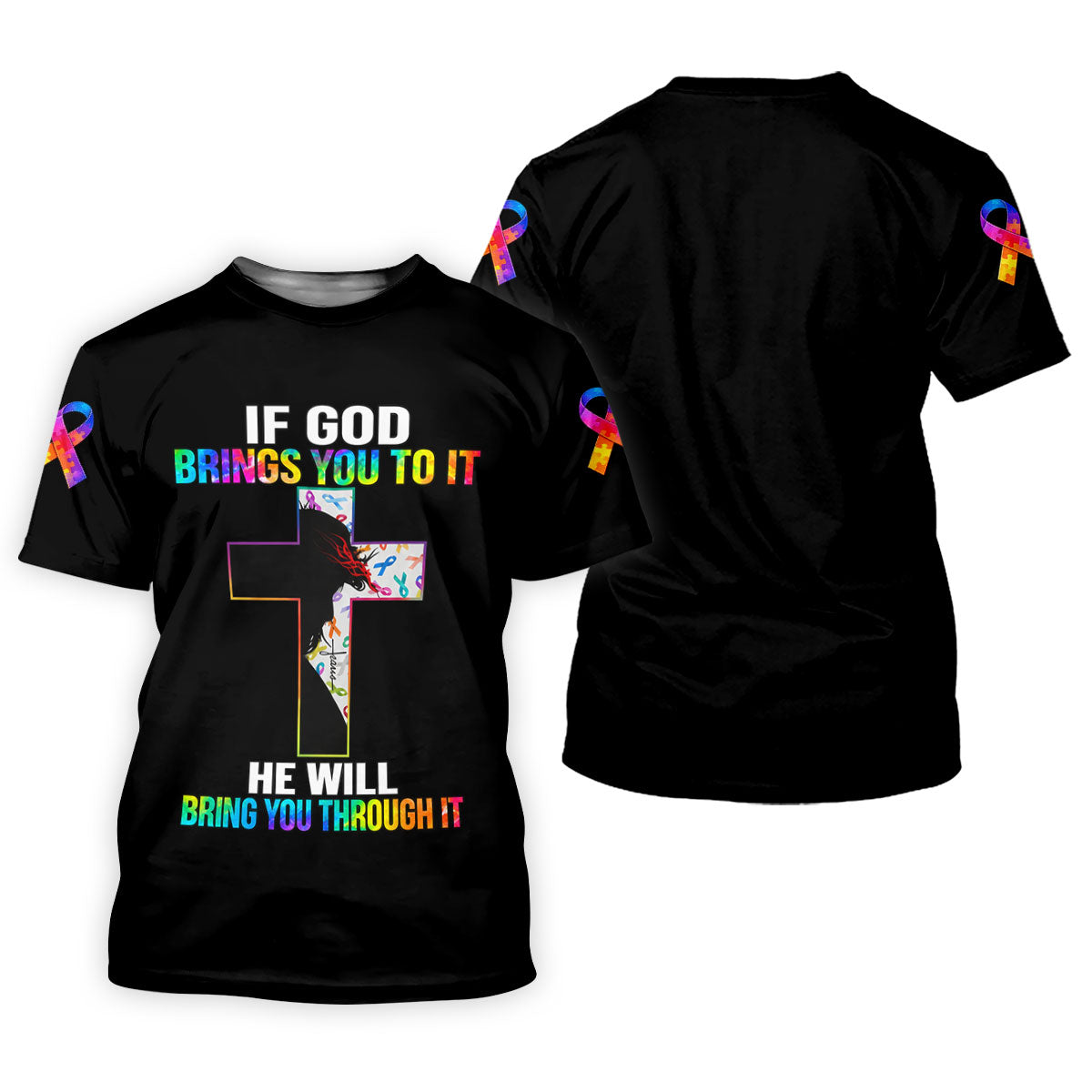 If God Brings You To It Cross Cancer Polo Shirt, Women's Golf Polo, Ladies Golf Shirts