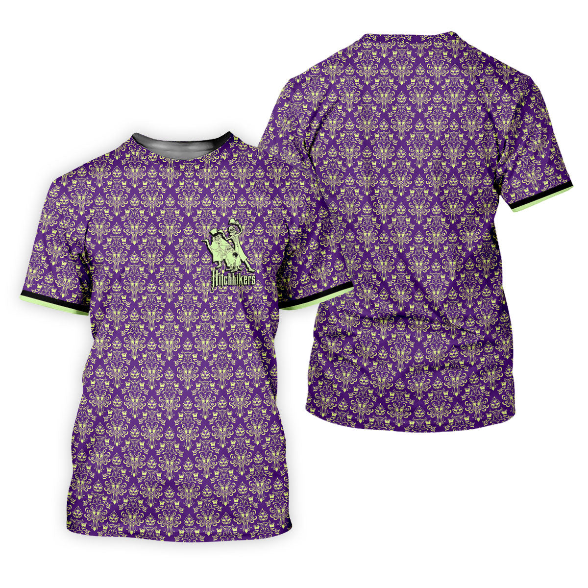 Hitchhikers Horror Character Polo Shirt, Golf Shirts For Women, Halloween Tops For Women