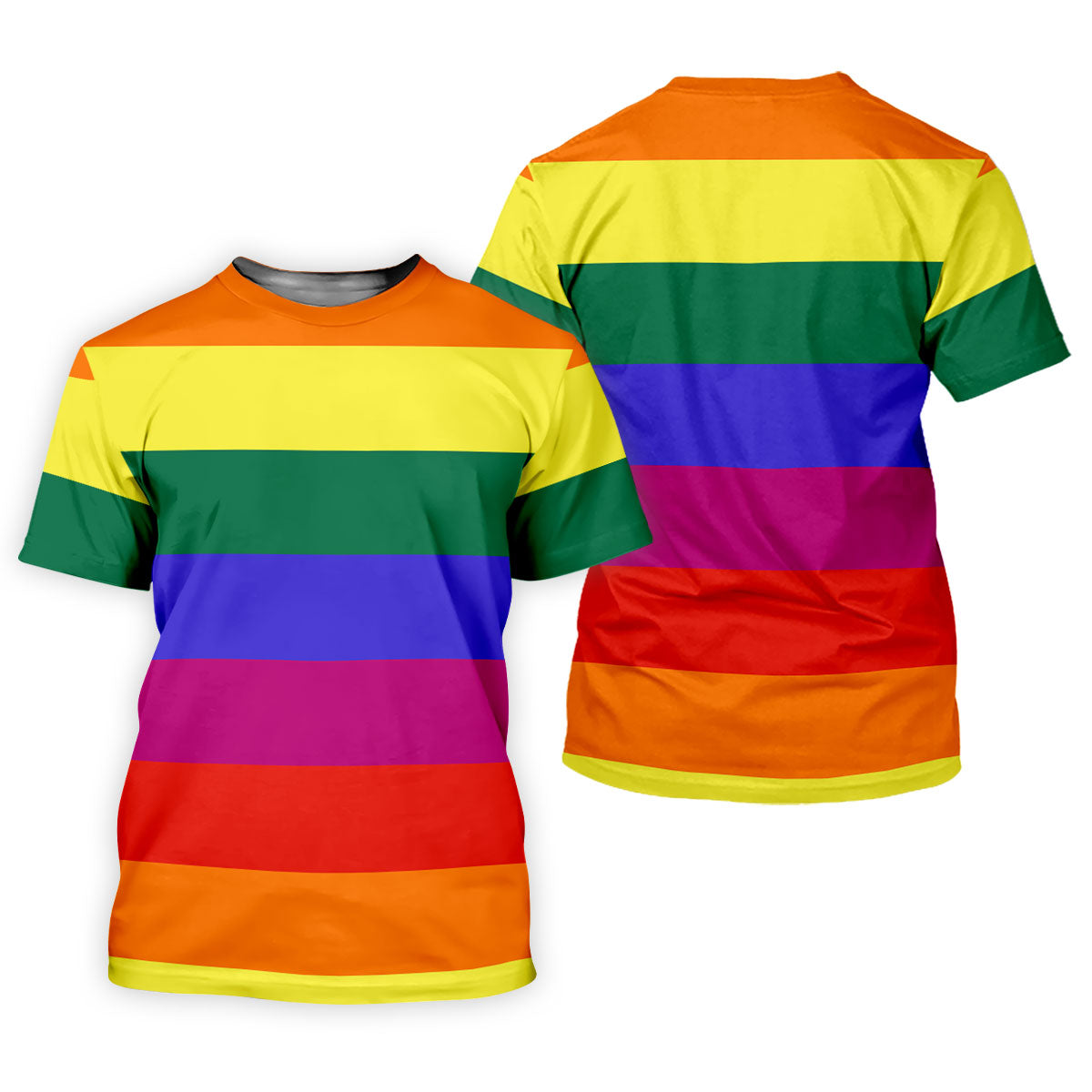 LGBT Rainbow Pride Month Celebrate Golf Tops For Men, Pride Colors Golf Shirts For Men