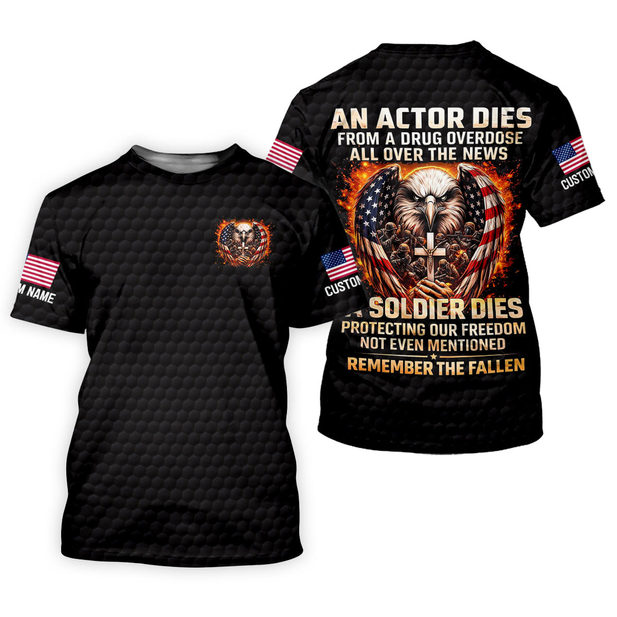 Remember The Fallen Faith Cross 250 Years Patriotic Golf Shirt, Veterans Day Memorial Golf Shirts For Men