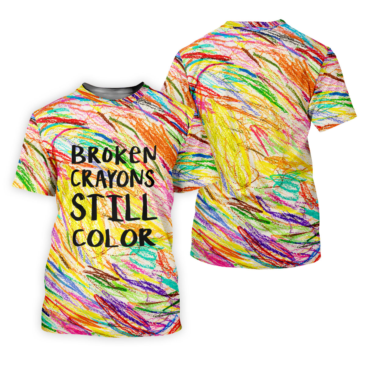 Broken Crayons Still Color Breast Cancer Shirt, Women's Golf Tops, Golf Shirts For Women