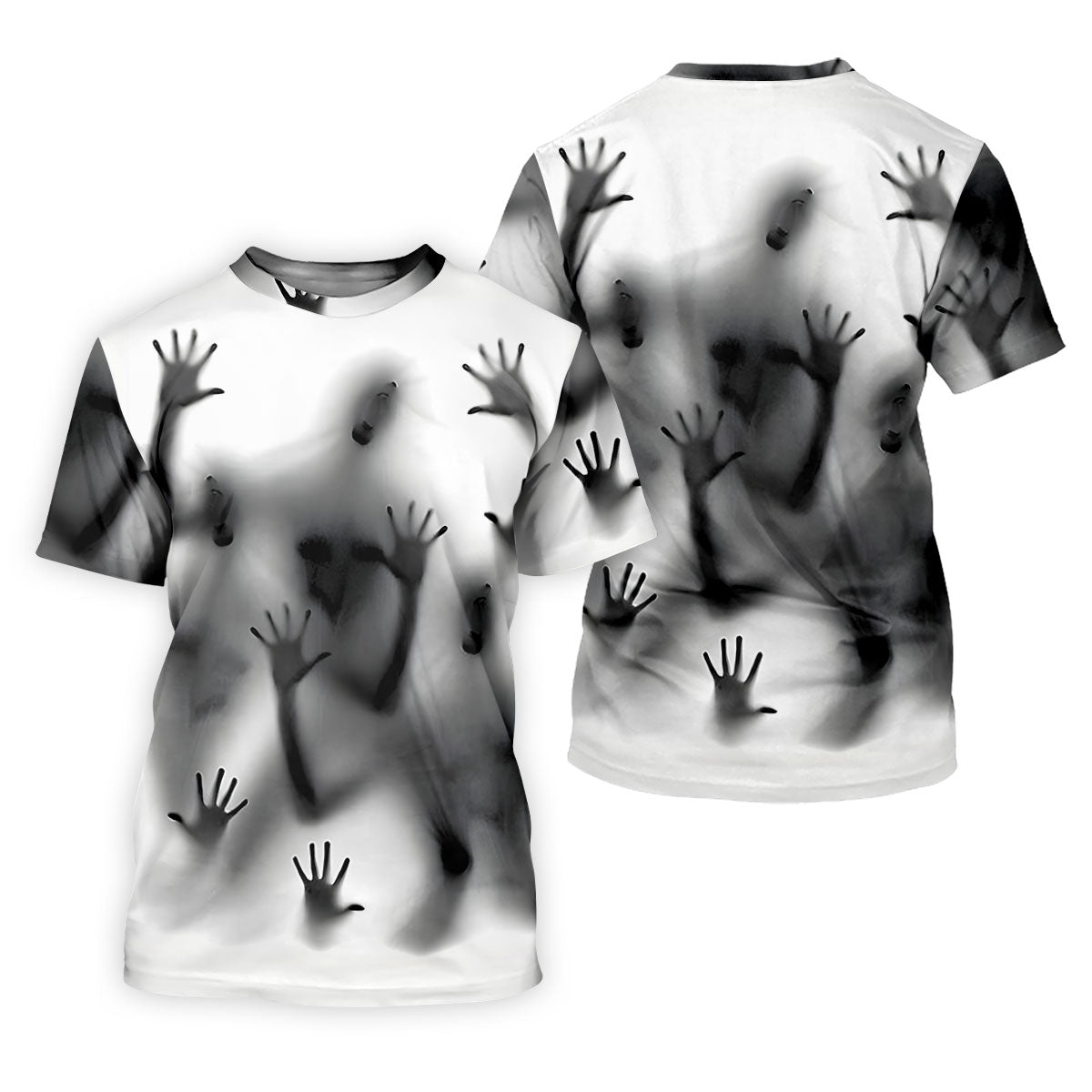 Haunted Shadow Silhouette Golf Polo Shirt, Women's Golf Polo, Ladies Golf Shirts