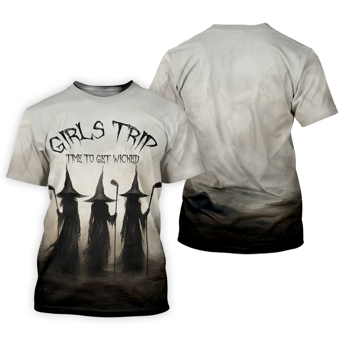 Girls Trip Time To Get Wicked Golf Polo Shirt, Ladies Golf Tops, Golf Shirts For Women