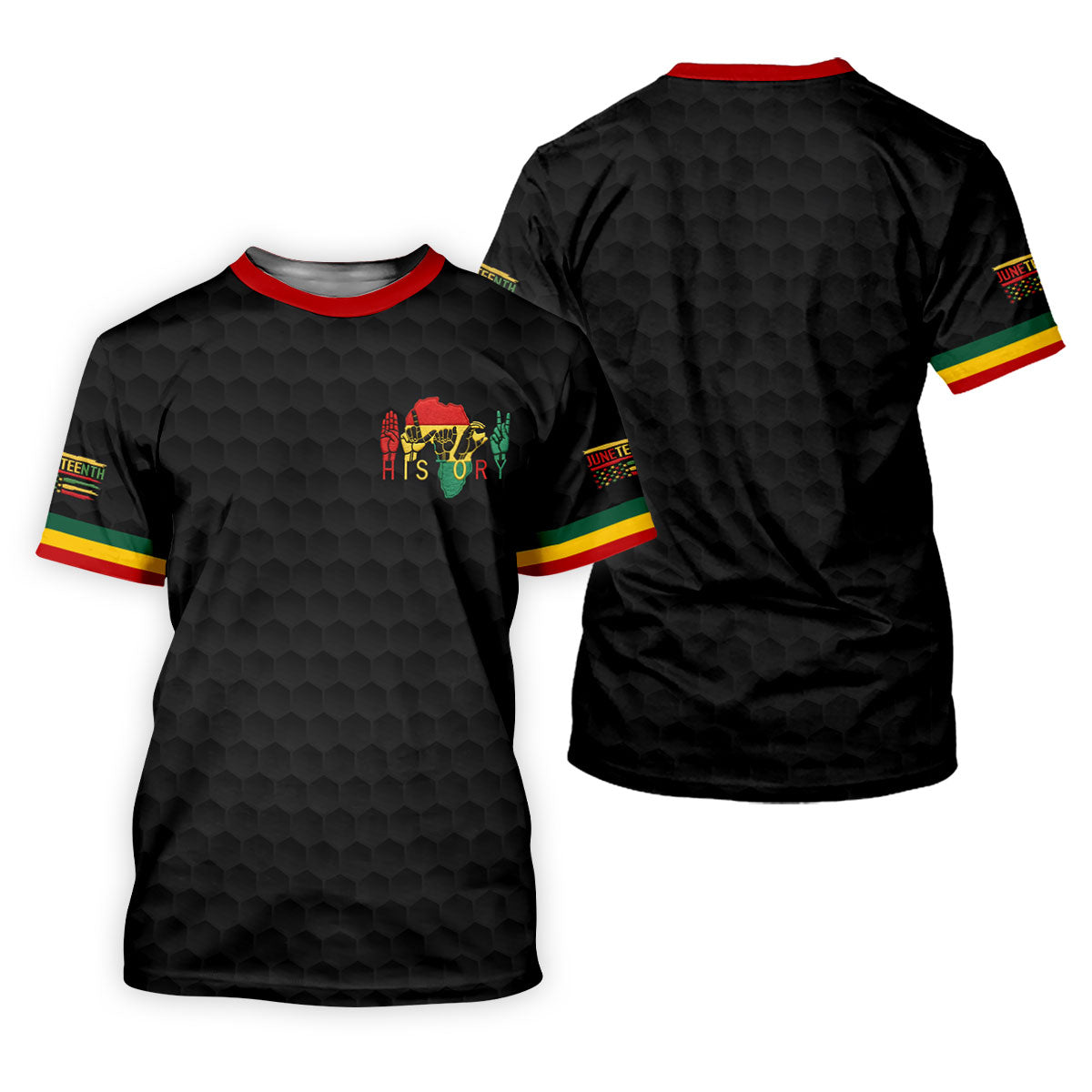 Black Heritage Day Golf Ball Pattern Ladies Golf Tops, Black History Golf Shirt For Women