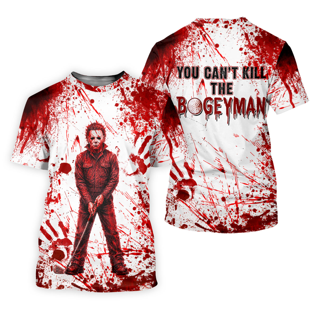 You Can't Kill The Bogeyman Halloween Polo Shirt, Womens Golf Tops, Golf Polo For Women