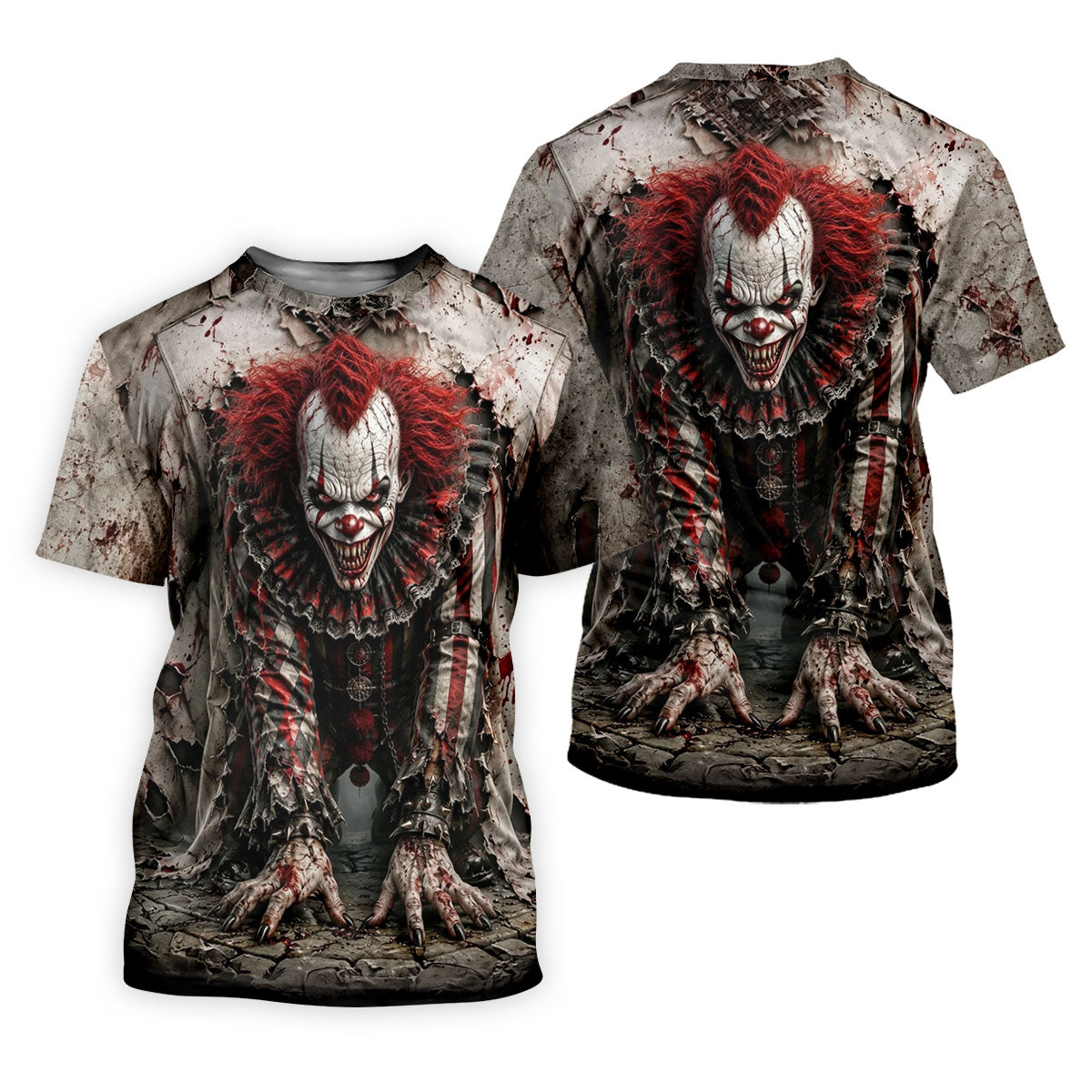 Halloween Horror Character Golf Shirt, Men's Golf Shirt, Hawaiian Golf Shirt For Men