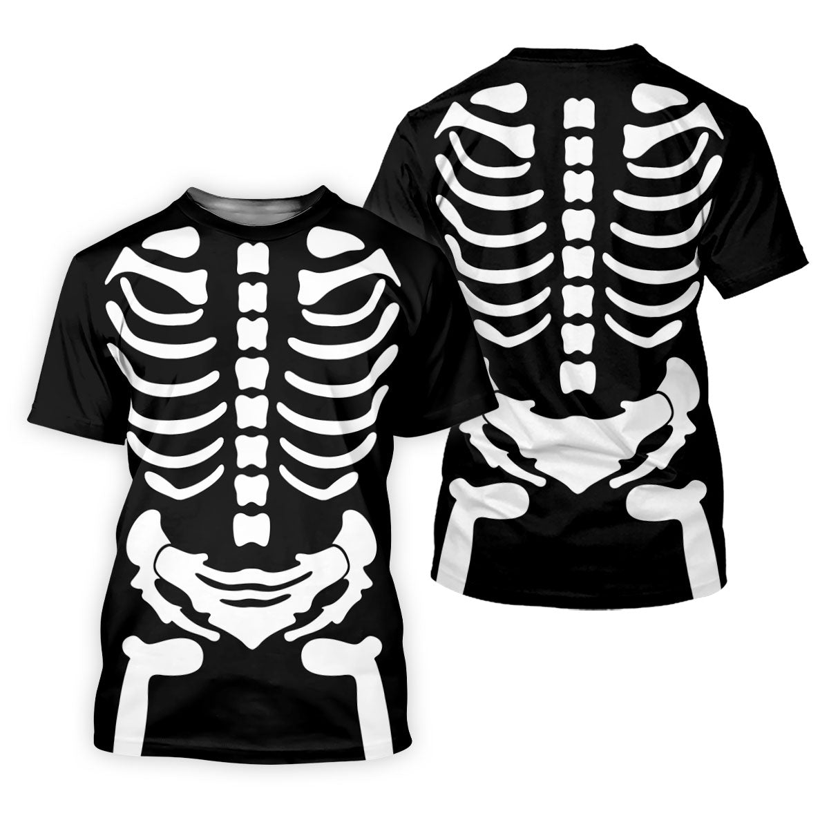 Halloween Skeleton Costume Golf Shirt, Men's Golf Shirt, Hawaiian Golf Shirt For Men
